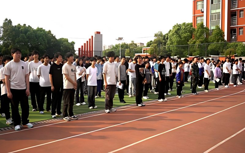 吉安市理工技工学校开展地震避险与应急疏散实